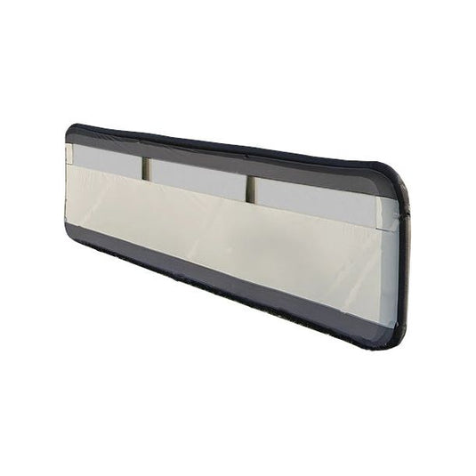 Proplus Windscherm opblaasbaar 480 x 140 cm lichtgrijs zwart