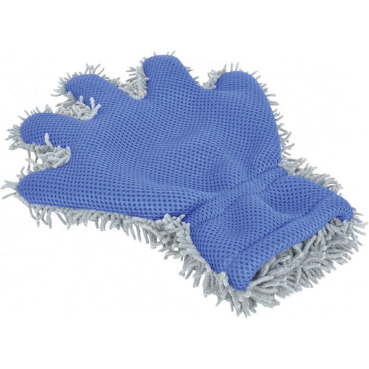 Protecton Washandschoen 2-in-1 blauw grijs