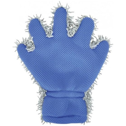 Protecton Washandschoen 2-in-1 blauw grijs