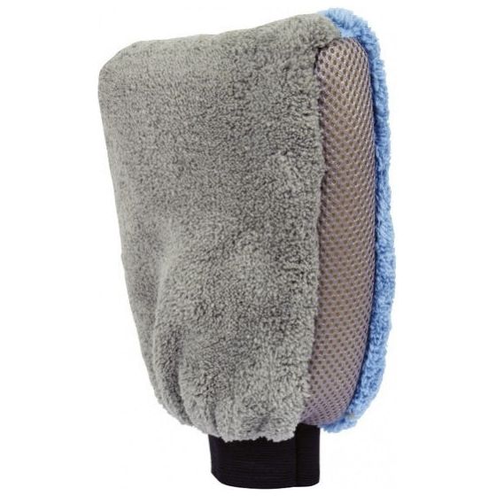 Load image into Gallery viewer, Protecton Washandschoen microvezel 27 x 18 x 4,5cm blauw grijs
