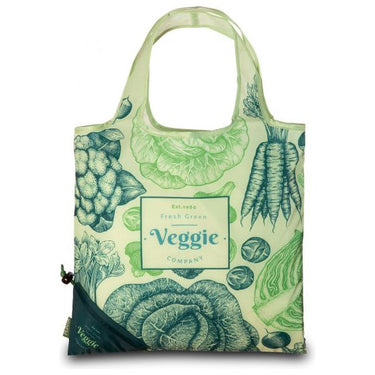 Punta Shopper Veggie dames 22 liter polyester groen