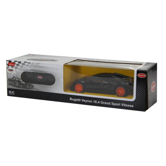 Load image into Gallery viewer, Rastar RC Bugatti Grand Sport Vitesse 27 MHz 1:24 zwart
