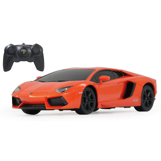 Rastar RC Aventador jongens 27 MHz 1:24 oranje