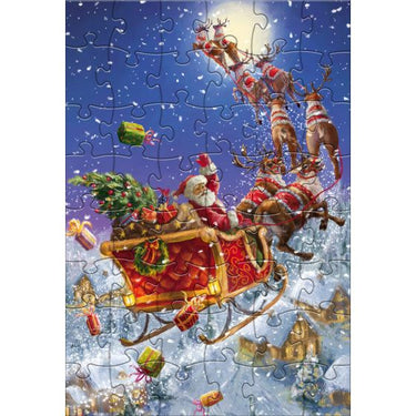 Rebo Productions Santa legpuzzel junior karton 48 stukjes