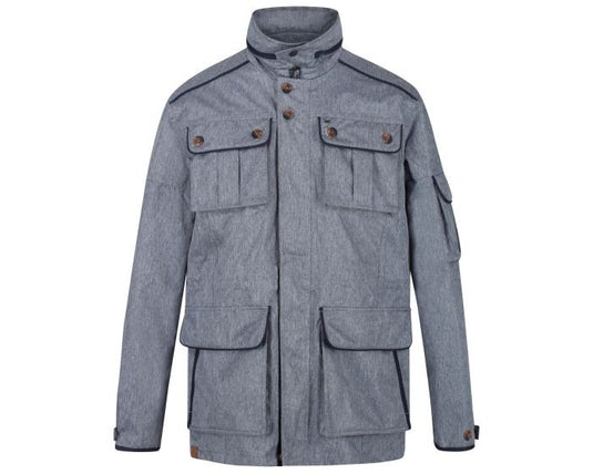 Regatta Elmore waterdichte outdoorjas jeansblauw maat M