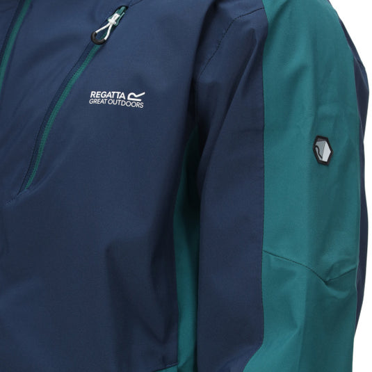 Regatta Highton II outdoorjack heren marineblauw turquoise maat XXL
