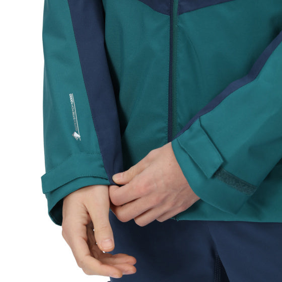 Load image into Gallery viewer, Regatta Highton II outdoorjack heren marineblauw turquoise maat XL
