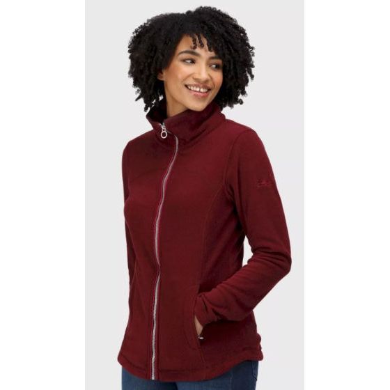 Load image into Gallery viewer, Regatta Outdoorvest Fayona dames polyester bordeaux maat 42
