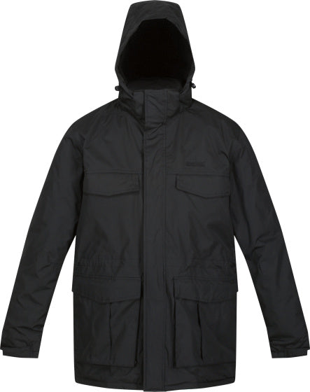 Load image into Gallery viewer, Regatta Palben Parkajack Waterproof Heren Zwart Maat S
