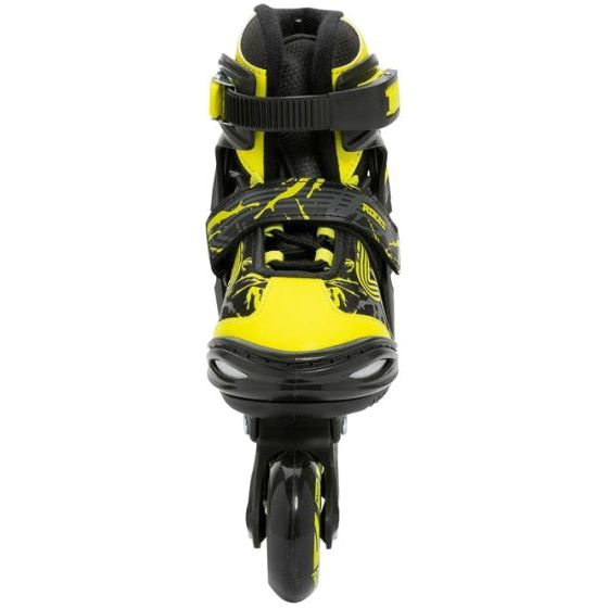 Load image into Gallery viewer, Roces Inline skates Jokey 3.0 softboot 82A zwart geel maat 26-29
