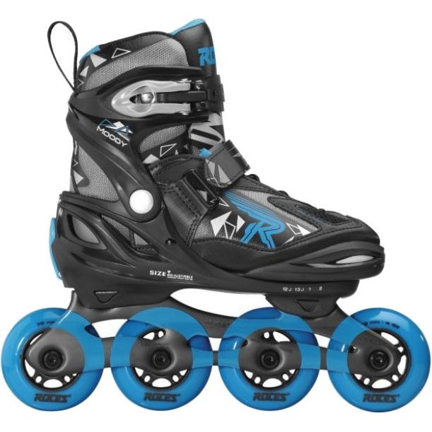 Load image into Gallery viewer, Roces Inline skates Moody Tif 82A zwart blauw maat 36-40
