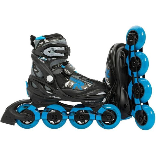 Roces Inline skates Moody Tif 82A zwart blauw maat 36-40
