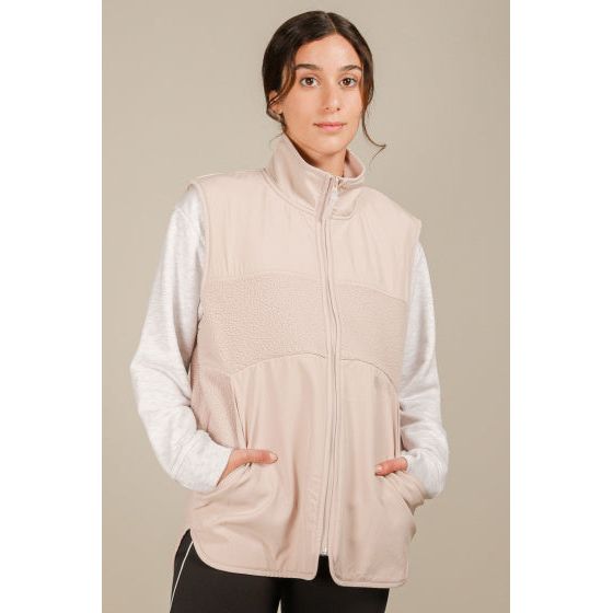 Load image into Gallery viewer, Röhnisch Bodywarmer Corrine Pile dames polyester zachtroze mt XS
