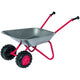 Rolly toys Stalen kruiwagen junior zilver rood