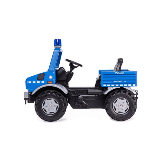 Rolly toys RollyUnimog Police Junior Blauw Zwart