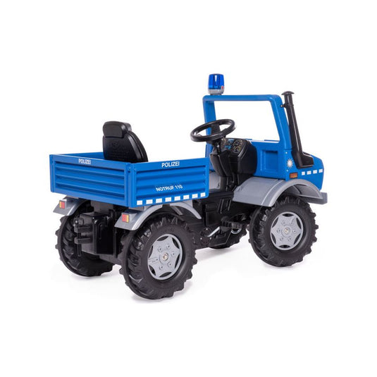 Rolly toys RollyUnimog Police Junior Blauw Zwart