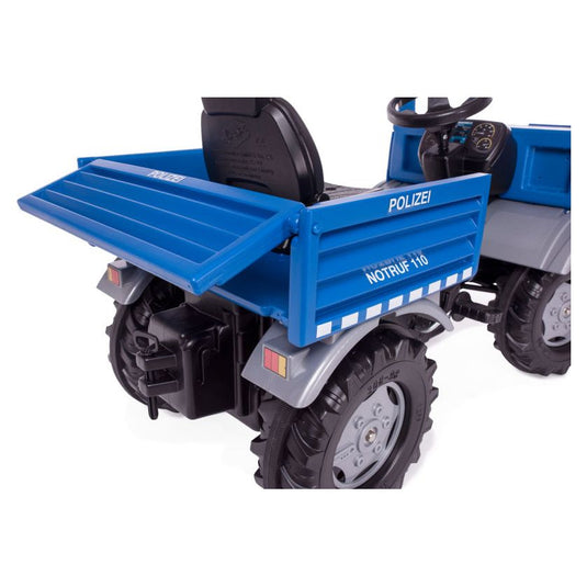 Rolly toys RollyUnimog Police Junior Blauw Zwart