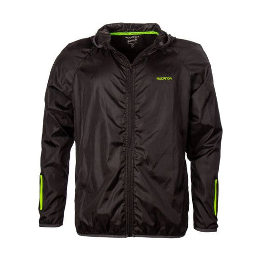 Rucanor Dylan running jacket heren zwart maat XL