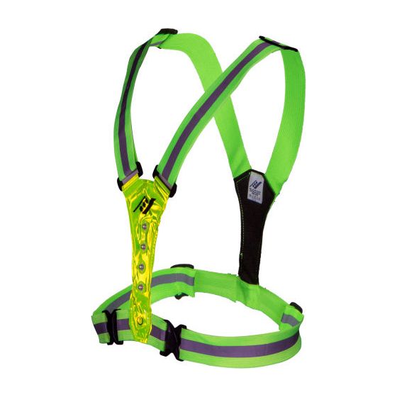 Load image into Gallery viewer, Rucanor LED Running vest unisex neongeel onesize
