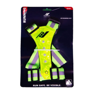 Rucanor LED Running vest unisex neongeel onesize