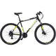 Rucanor Lux 27.5 Inch 46 cm Heren 24V Hydraulische schijfrem Zwart Geel