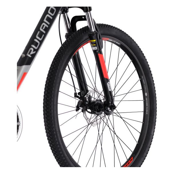 Afbeelding laden in galerijviewer, Rucanor Lux 27.5 Inch 51 cm Heren 21V Mechanische schijfrem Zilver Rood
