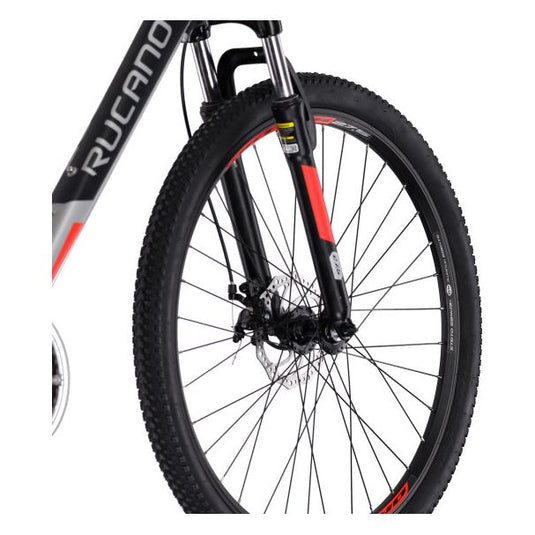 Rucanor Lux 27.5 Inch 51 cm Heren 21V Mechanische schijfrem Zilver Rood