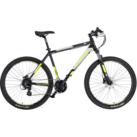 Rucanor Lux 27.5 Inch 51 cm Heren 24V Hydraulische schijfrem Zwart Geel