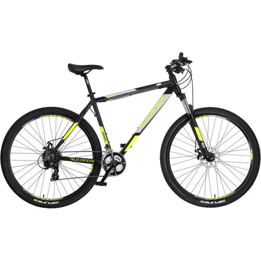 Rucanor Lux 29 Inch 53 cm Heren 21V Mechanische schijfrem Zwart Geel