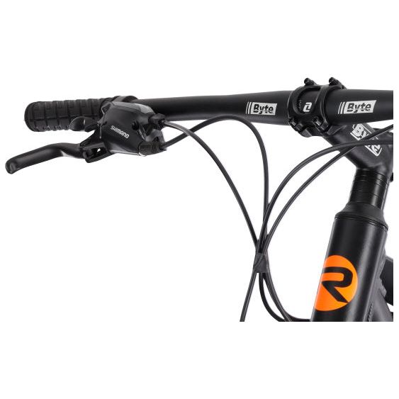 Afbeelding laden in galerijviewer, Rucanor Lux 29 Inch 53 cm Heren 24V Hydraulische schijfrem Zwart Oranje
