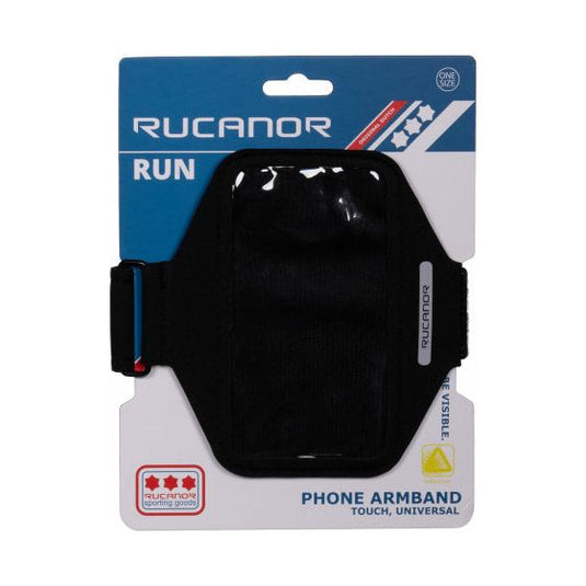 Rucanor Running Phone armband universeel unisex zwart