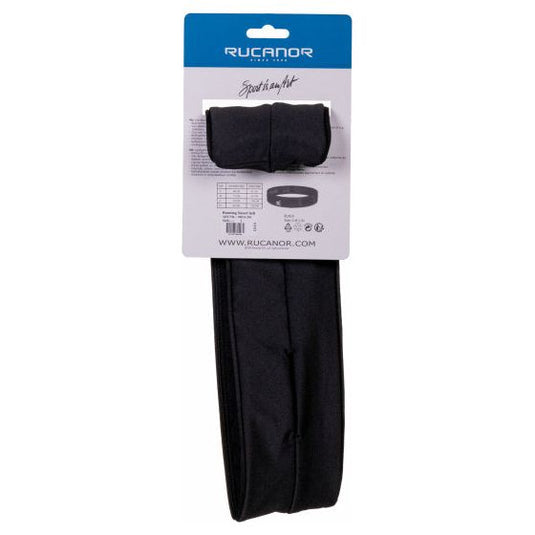 Rucanor Running hardloopriem unisex zwart maat L