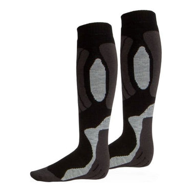 Rucanor Svindal skisokken 2-pack unisex zwart grijs maat 43-46