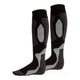 Rucanor Svindal skisokken 2-pack unisex zwart grijs maat 43-46