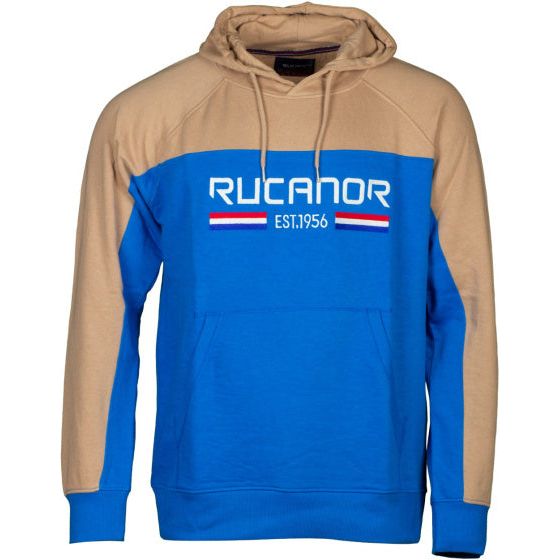 Load image into Gallery viewer, Rucanor Trevor sweater hoodie heren blauw beige maat 3XL
