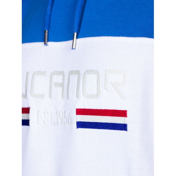 Load image into Gallery viewer, Rucanor Trevor sweater hoodie heren blauw wit maat XXL
