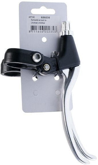 brake lever set v-brake/cantilever 4-finger black 2-piece