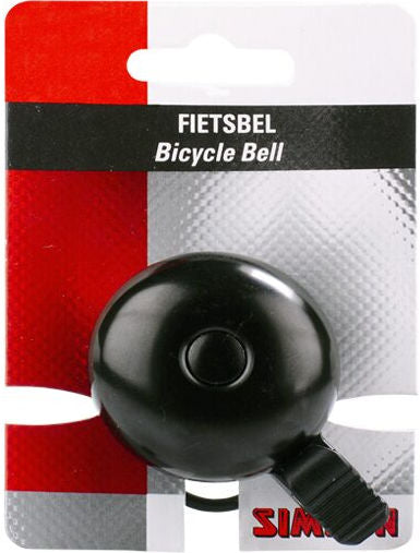 Simson bicycle bell Race black elastic attachment on card