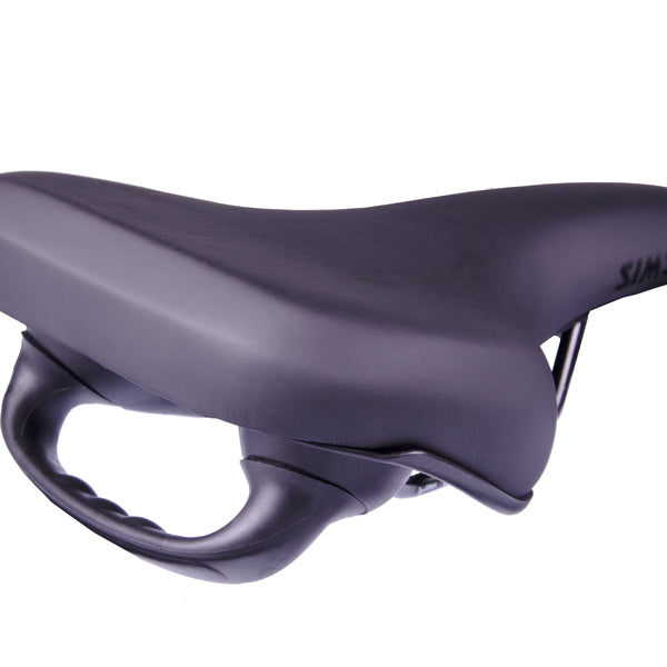 saddle e-bike with handle unisex 248 x 205 mm black