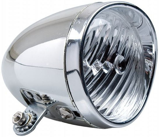 battery headlight Classic - chrome (10 pieces in