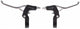 Saccon Remgrepen set V-brake 2-vinger zilver zwart 2-delig