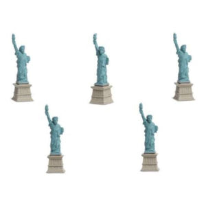 Safari Vrijheidsbeeld speelset 2,5 cm PVC blauw grijs 192 stuks