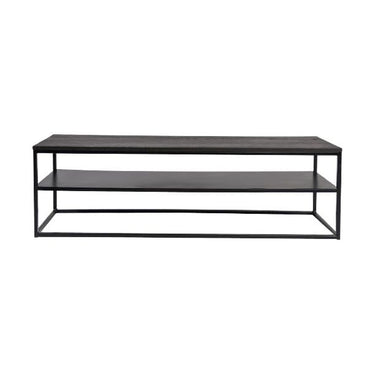 Sense' living Jackson dressoir 160 x 40 cm hout RVS zwart