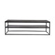 Sense' living Jackson dressoir 160 x 40 cm hout RVS zwart
