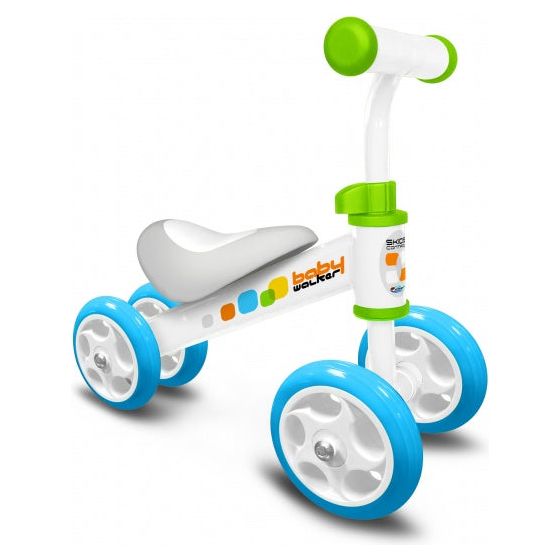 Load image into Gallery viewer, Loopfiets Junior Blauw Wit
