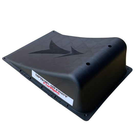 Urban street ramps Mini single skateramp zwart