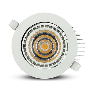 V-tac Inbouwspot VT-2933 led 2650 lumen 16,5 cm aluminium wit