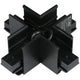 V-tac Kruisconnector magneetrails IP20 staal zwart