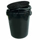 Voodoo ride Emmer met deksel en grid 15 liter zwart