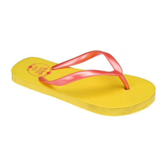 Waimea Teenslippers junior print geel roze maat 34